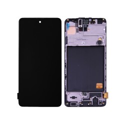 Touch+Display+Frame Samsung Galaxy A51/A515 Service Pack Preto Touch+Display+Frame Samsung Galaxy A51/A515 Service Pack Preto
